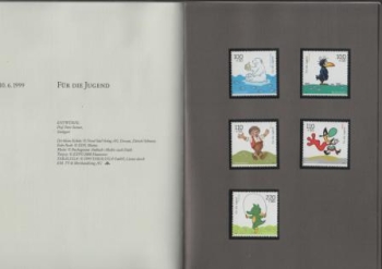 Die Postwertzeichen der Bundesrepublik Deutschland ** - Jahrbuch 1999